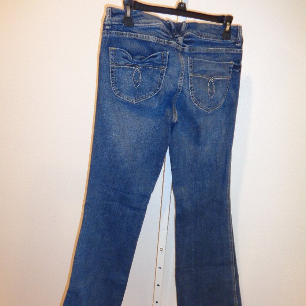 Outlooks Flare Jeans Junior's Size 11 Cotton Spandex Stretch Denim